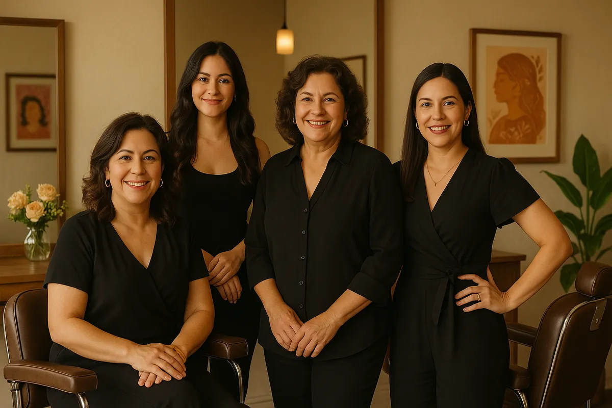 Inside Omar's Beauty And Barber salon